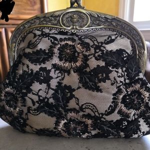 Alberto Makali Lace Evening Bag